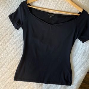 Guess Black Top with Back Cut-Out Detail
